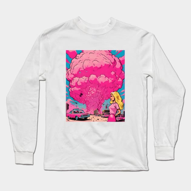 Barbie x Oppenheimer 2023 | BARBENHEIMER Long Sleeve T-Shirt by Untitled-Shop⭐⭐⭐⭐⭐